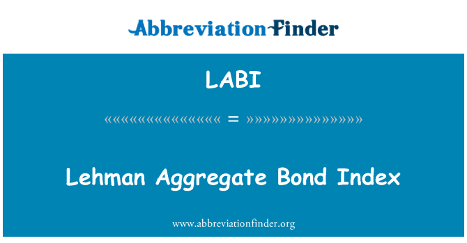 LABI: Lehman agregat Bond indeks