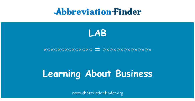 LAB: تعلم حول الأعمال