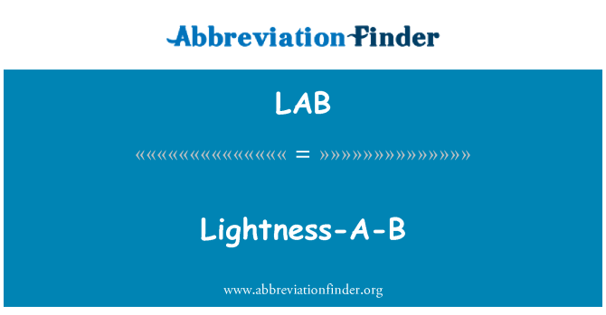 LAB: Lichtheid-A-B