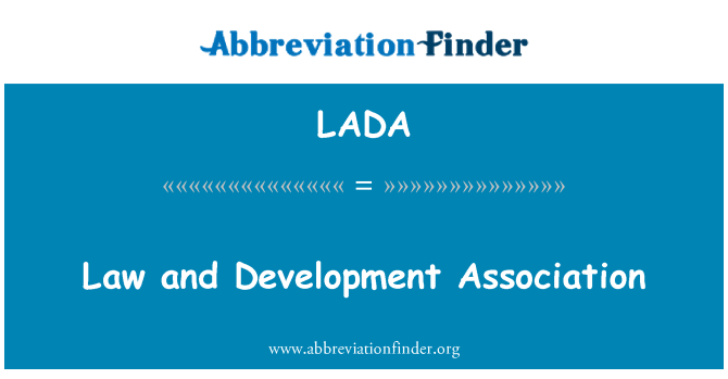 LADA: Law and Development Association