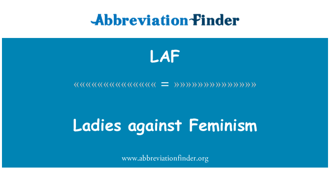 LAF: Medam kont feminis