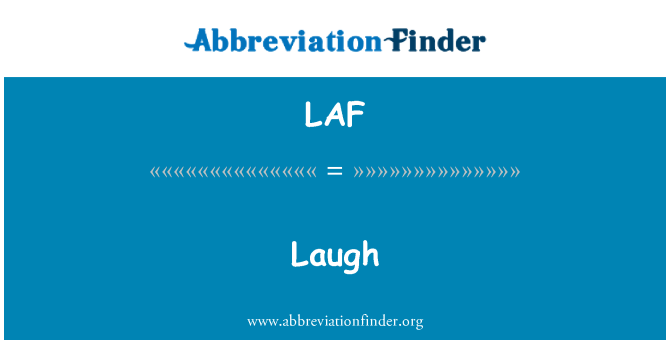 LAF: 웃음