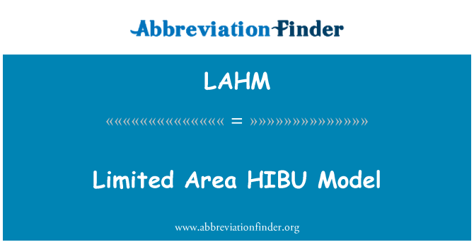 LAHM: 限られた面積 HIBU モデル