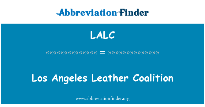 LALC: Los Angeles læder koalition