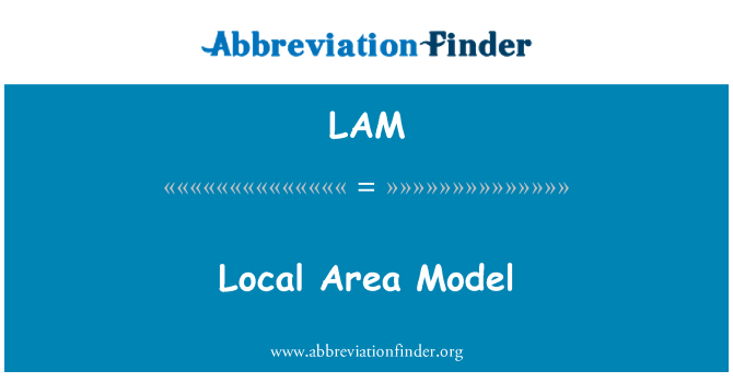 LAM: Lokalområdet Model