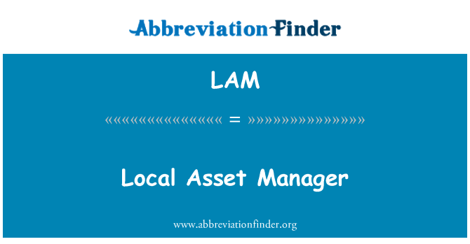 LAM: Miestne Asset Manager