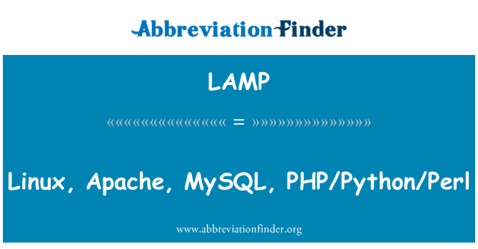 LAMP: Linux, Apache, MySQL, Python/PHP/Perl