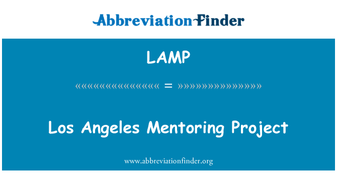 LAMP: Los Angeles mentorstva projekt