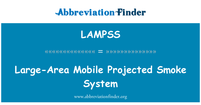 LAMPSS: Didelio ploto Mobile prognozuojama dūmų sistema