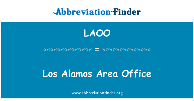 LAOO: Los Alamos alan Office