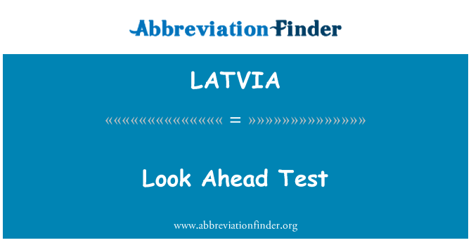 LATVIA: Vyhlížení Test