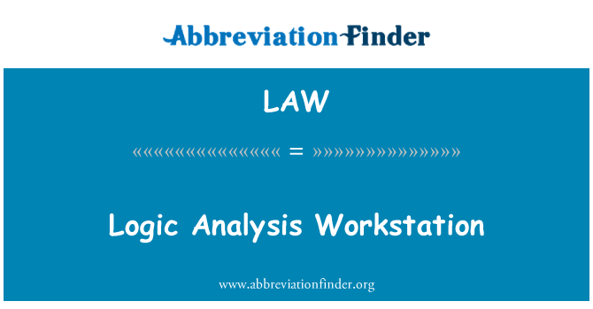 LAW: Logic Analysis Workstation