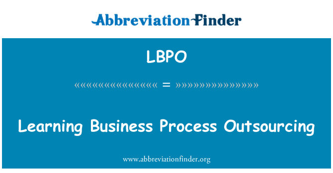 LBPO: Learning Business Process Outsourcing