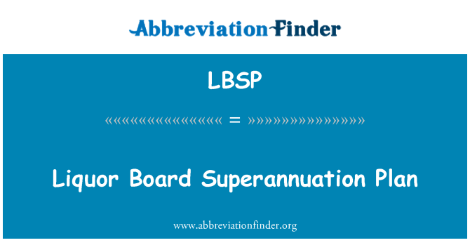 LBSP: Likér Board penzijní plán