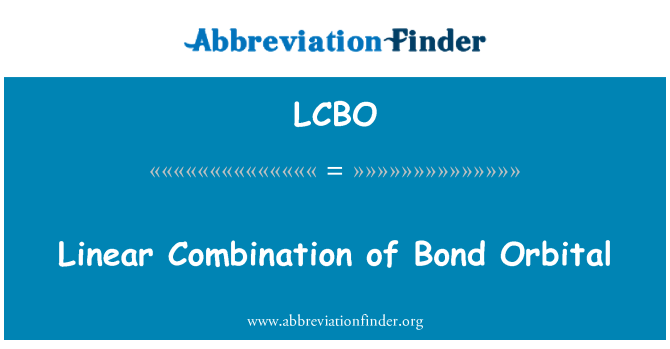 LCBO: 債券軌道的線性組合