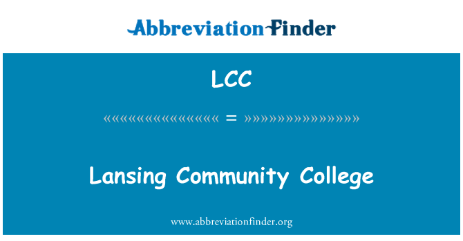 LCC: Lansing Community College
