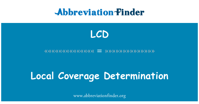 LCD: 當地保險測定
