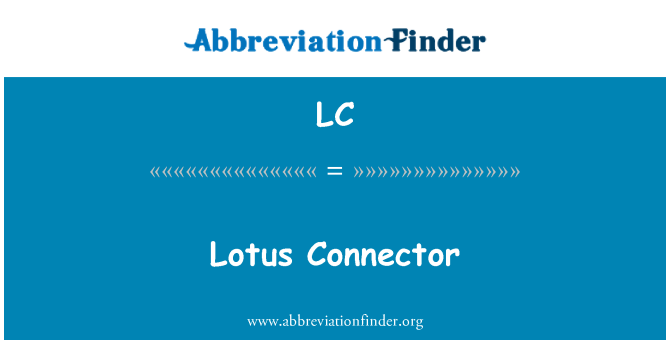 LC: Lotus сполучна лінія