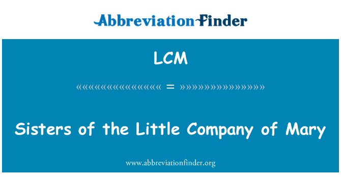 LCM: خواهر شرکت کوچک مریم