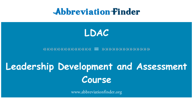 LDAC: Lidè developman e evalyasyon kou