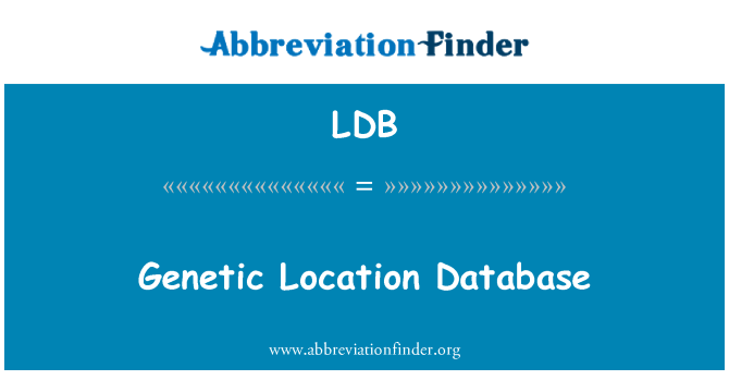 LDB: Genetiska databas