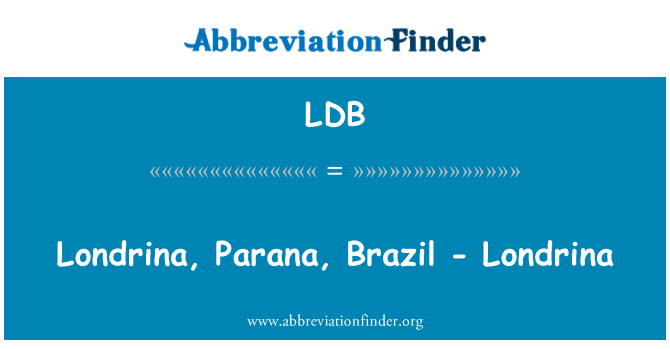 LDB: Londrina, Paraná, Brasil - Londrina