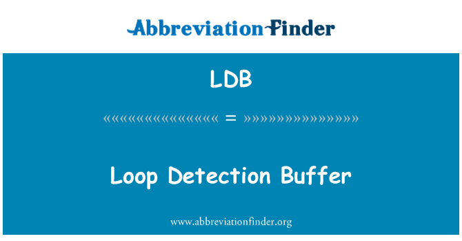 LDB: Loop Detection buffert