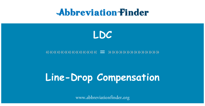 LDC: Linie-Drop-Vergütung
