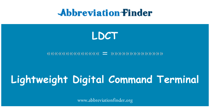 LDCT: Ringan Digital perintah Terminal