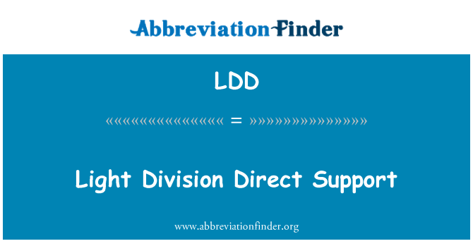 LDD: Suport directe a la llum de la divisió
