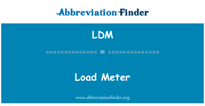 LDM: Mesurador de càrrega