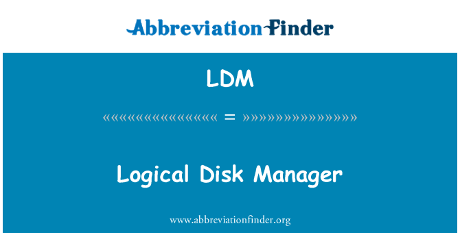 LDM: Logis Disk Manager