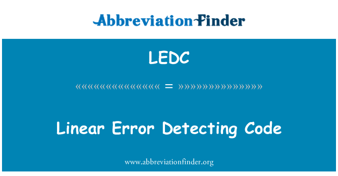 LEDC: 直线度误差检测代码