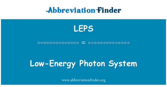 LEPS: Sistèm ba-enèji Photon