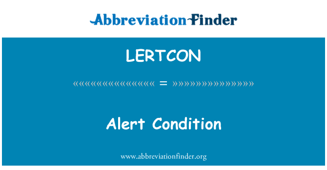 LERTCON: Κατάσταση συναγερμού