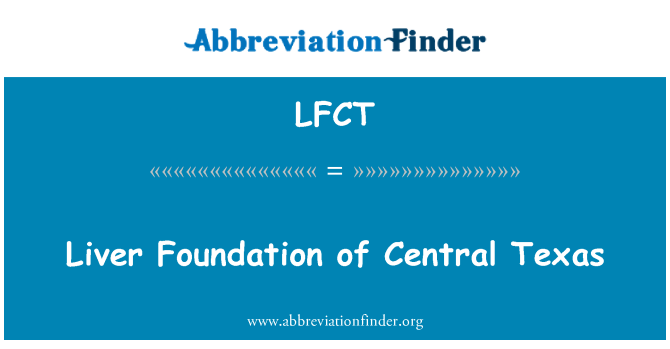 LFCT: Jaterní základem centrální Texas