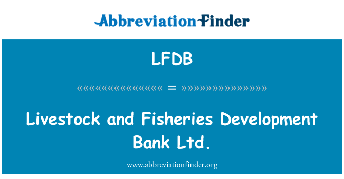 LFDB: دام و شیلات توسعه بانک ltd می باشد.
