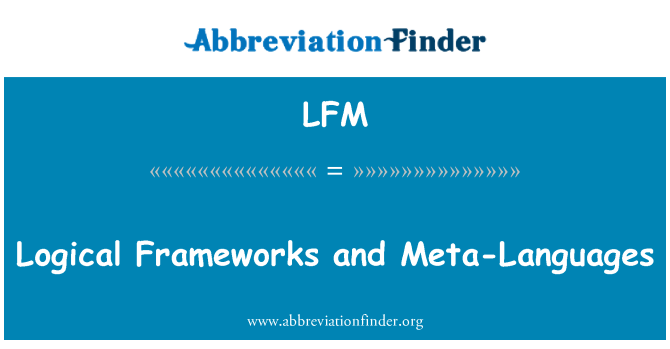 LFM: Strutturi loġiċi u Meta l-lingwi