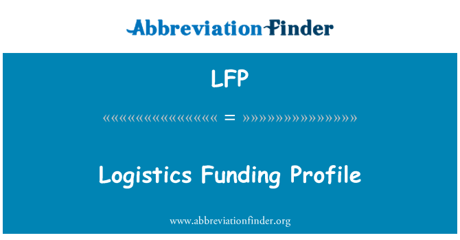 LFP: Logistika finančných profil