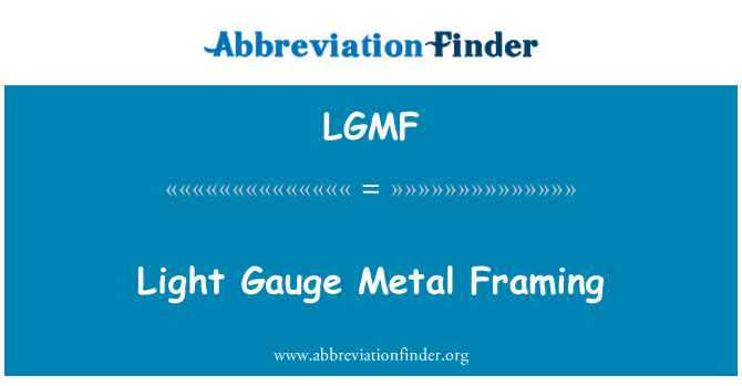 LGMF: Moldação do Metal leves