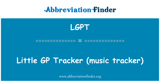 LGPT: Little GP   Tracker (music tracker)