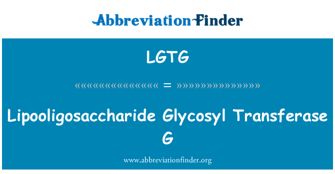 LGTG: Lipooligosaccharide Glycosyl Transferase G