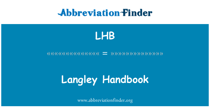 LHB: Langley Handbook