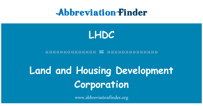 LHDC: Terra i urbanització Corporació