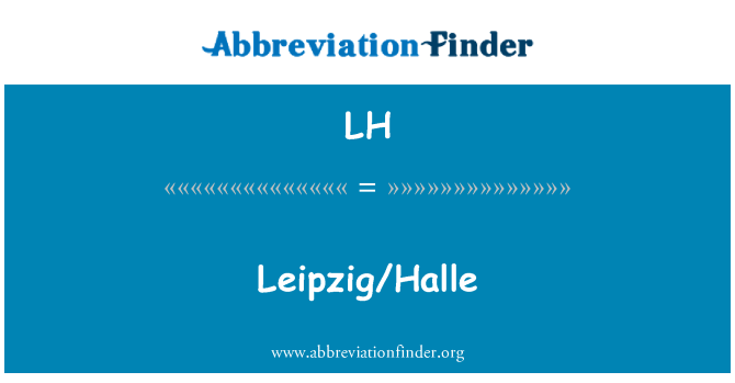 LH: Лейпциг/Халлє