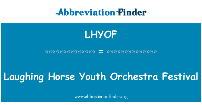 LHYOF: Griner hest Youth Orchestra Festival