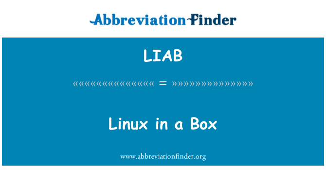 LIAB: Linux w pudełku