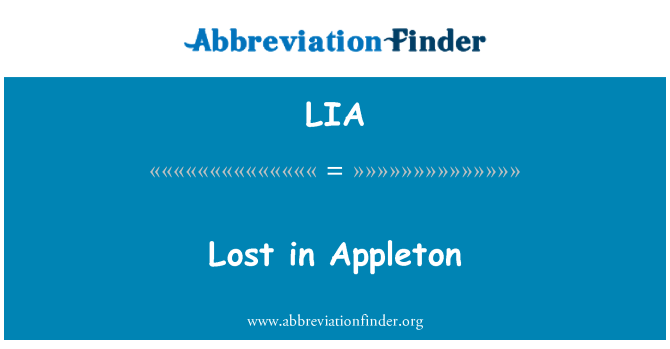 LIA: Verloren in Appleton