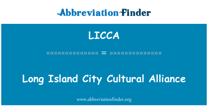 LICCA: Long Island City Cultural Alliance