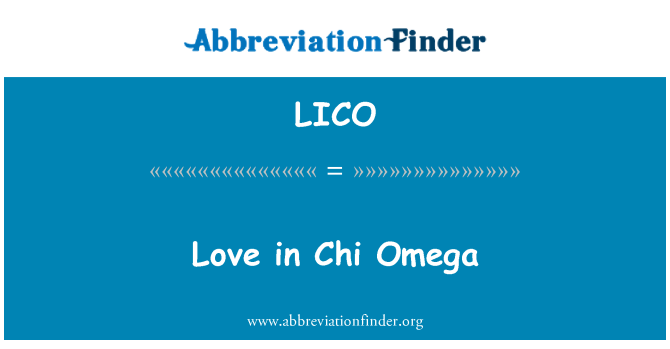 LICO: Láska v Chi Omega